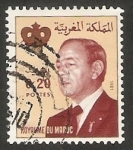Stamps : Africa : Morocco :  Rey Hassan II