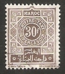 Stamps Morocco -  Sello tasa