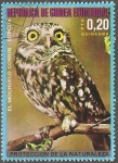 Stamps Equatorial Guinea -  Mochuelo comun