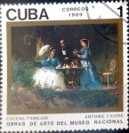 Stamps Cuba -  Intercambio crxf 0,20 usd 1 cent. 1989