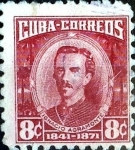 Stamps Cuba -  Intercambio 0,20 usd 8 cent. 1954