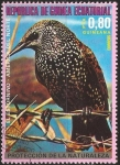 Stamps Equatorial Guinea -  Estornino america del norte