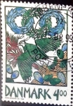 Sellos de Europa - Dinamarca -  Intercambio 0,30 usd 4 krone 1999