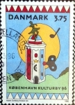 Stamps : Europe : Denmark :  Intercambio nfb 0,30 usd 3,75 krone 1996