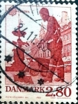 Sellos de Europa - Dinamarca -  Intercambio 0,20 usd 2,80 krone 1986