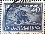 Stamps : Europe : Denmark :  Intercambio 0,30 usd 40 ore 1941