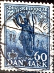 Stamps : Europe : Denmark :  Intercambio 0,20 usd 60 ore 1956