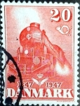 Stamps : Europe : Denmark :  Intercambio 0,30 usd 20 ore 1947
