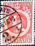 Stamps Denmark -  Intercambio 0,20 usd 20 ore 1945