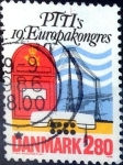 Stamps Denmark -  Intercambio nfb 0,25 usd 2,80 krone  1986