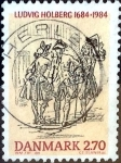 Stamps Denmark -  Intercambio 0,30 usd 2,70 krone  1984