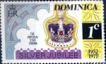 Sellos del Mundo : Europe : Dominica : Intercambio 0,20 usd 1 cent. 1977