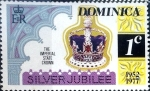 Stamps : Europe : Dominica :  Intercambio 0,20 usd 1 cent. 1977