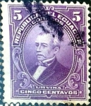 Stamps : America : Ecuador :  Intercambio 0,20 usd 5 cent. 1915