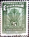 Sellos de America - Ecuador -  Intercambio 0,20 usd 5 cent. 1943