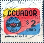 Stamps : America : Ecuador :  Intercambio 0,20 usd 2 sucre 1969