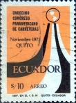 Stamps Ecuador -  Intercambio 1,00 usd 10 sucre. 1971