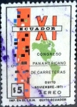 Sellos de America - Ecuador -  Intercambio 0,45 usd 5 sucre. 1971