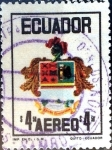 Stamps : America : Ecuador :  Intercambio 0,20 usd 4,50 sucre. 1972
