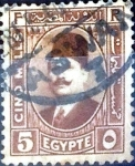 Sellos de Africa - Egipto -  Intercambio 0,40 usd 5 m. 1929