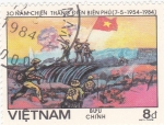 Stamps Vietnam -  40 aniversario victoria vietnamita en Bien Phú