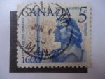Stamps Canada -  Tricentenario de la Batalla de Long Salt - Adam Dollard des Ormeaux - (1635-1960)