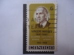 Sellos del Mundo : America : Canad : Charles Vincent Massey 1887-1967 - (Yvert/Ca:412 - Mi/433)