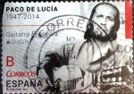 Stamps Spain -  Intercambio 0,40 usd tarifa B 2014