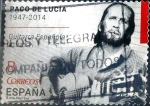 Stamps Spain -  Intercambio ma4xs 0,40 usd tarifa B 2014