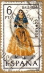 Stamps Europe - Spain -  BALEARES - Trajes tipicos españoles