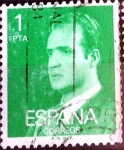 Stamps Spain -  Intercambio 0,20 usd 1 ptas. 1977