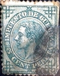 Sellos de Europa - Espa�a -  Intercambio crxf2 1,00 usd 5 cent. 1876