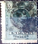 Sellos de Europa - Espa�a -  Intercambio 0,20 usd 5 cent. 1909