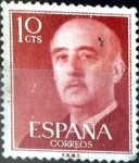 Stamps Spain -  Intercambio 0,20 usd 10 cent. 1954