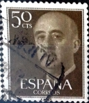 Stamps Spain -  Intercambio 0,20 usd 50 cent. 1954