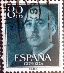 Stamps Spain -  Intercambio 0,20 usd 80 cent. 1954