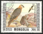 Stamps : Asia : Mongolia :  Gypaetus barbatus