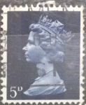 Stamps United Kingdom -  Isabel II Predecimal Machin