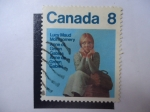 Sellos del Mundo : America : Canad : Escritora, Lucy Maud Montgomery 1874-1942.