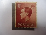 Stamps : Europe : United_Kingdom :  Rey Jorge VI.