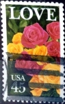 Stamps United States -  Intercambio 0,20 usd 45 cent. 1988