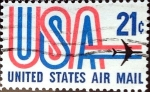 Stamps United States -  Intercambio 0,20 usd 21 cent. 1971