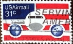 Stamps United States -  Intercambio 0,20 usd 31 cent. 1976