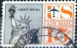 Stamps United States -  Intercambio 0,20 usd 15 cent. 1961