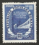 Stamps Romania -  Plan Quinquenal, electrificación