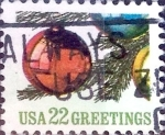 Stamps United States -  Intercambio 0,20 usd 22 cent. 1987