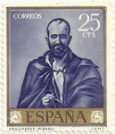 Sellos de Europa - Espa�a -  JOSEP DE RIBERA, EL ESPAÑOLETO. ARQUÍMEDES. EDIFIL 1498