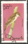 Stamps Oman -  Reed warbler-Caniços