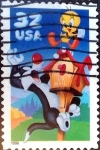 Stamps United States -  Intercambio 0,20 usd  32 cent. 1998