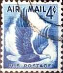 Stamps United States -  Intercambio cr5f 0,20 usd  4 cent. 1954